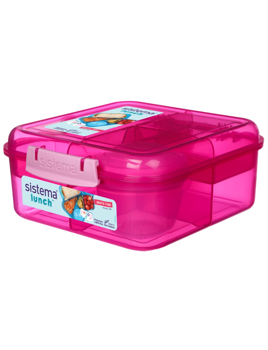1.25L Bento Cube with Yogurt Pot