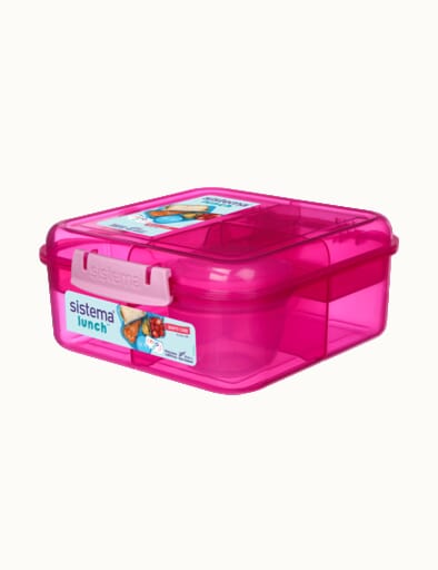 Sistema 41524 Lunch Collection Food Storage containers, Blue, Green, Pink :  : Home
