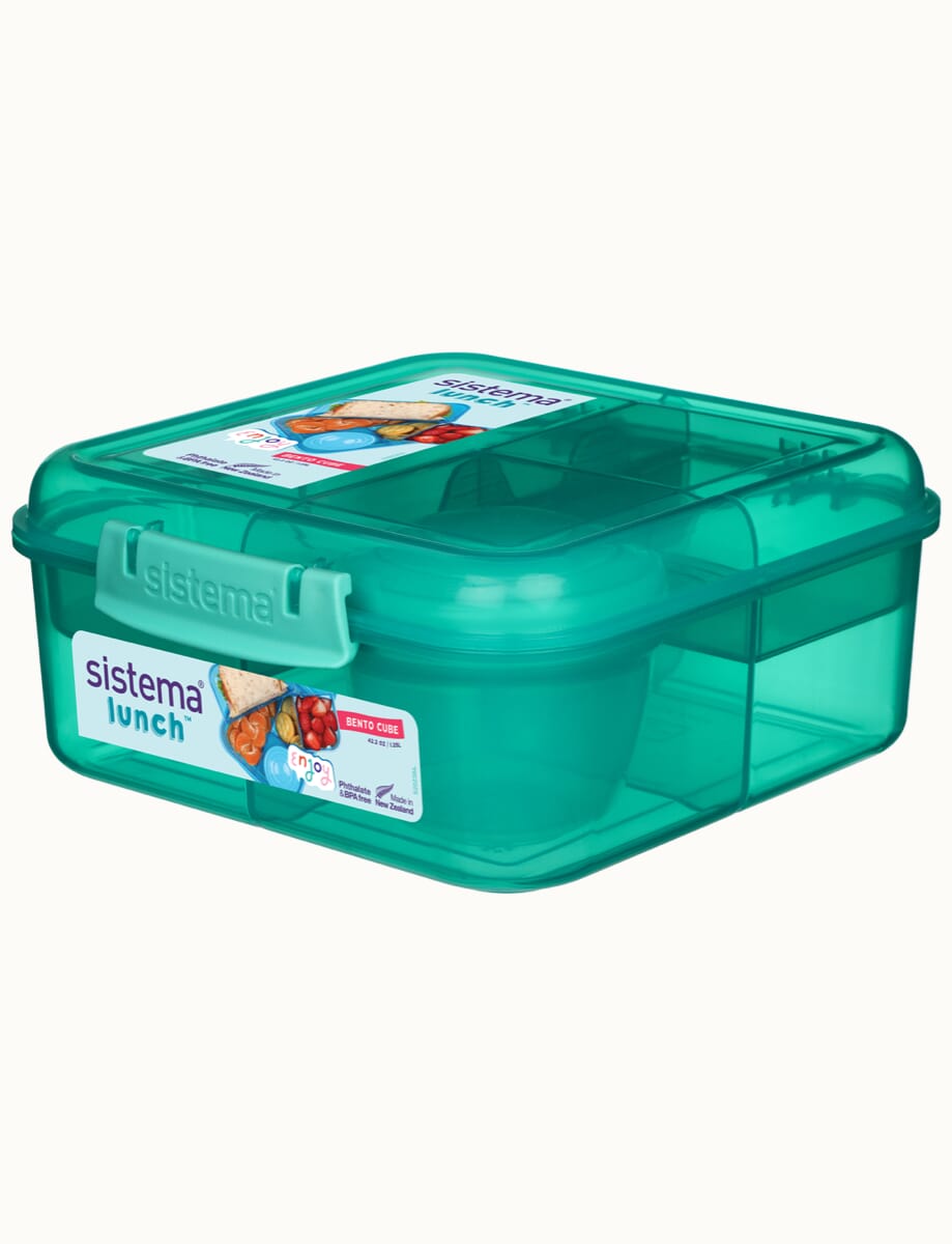 Sistema To Go Bento Cube, 1.25L, Assorted Colours - Drink Bottles &  Lunchboxes
