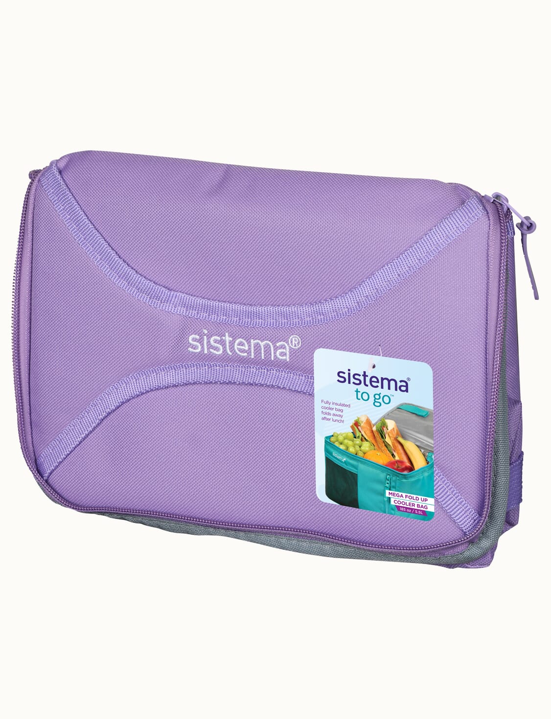 Mega Fold Up Cooler Bag TO GO™-Misty Purple