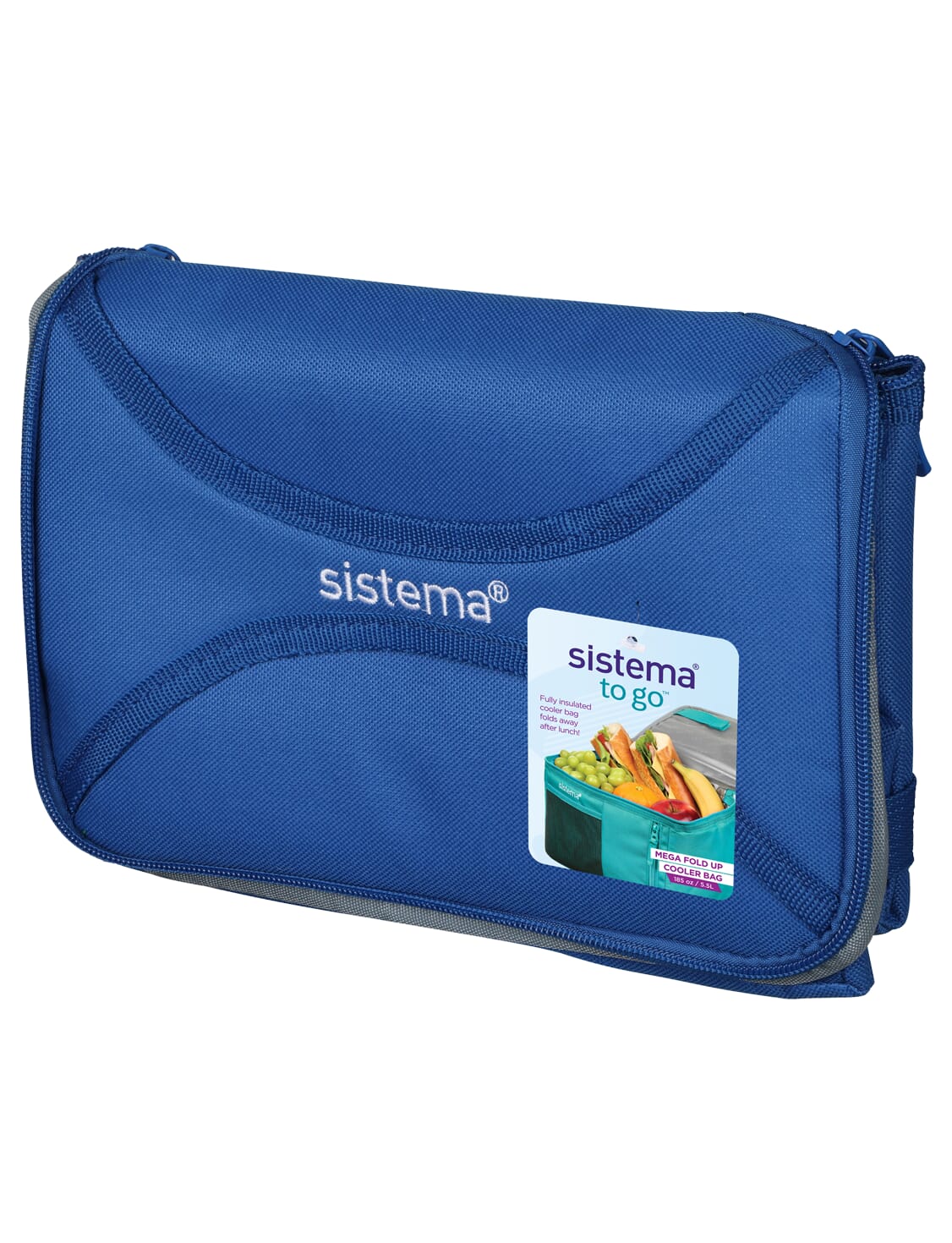 Sistema fold up insulated lunch cooler bag