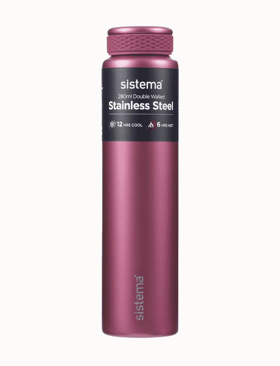 280ml Stainless Steel Bottle-Fig Purple 