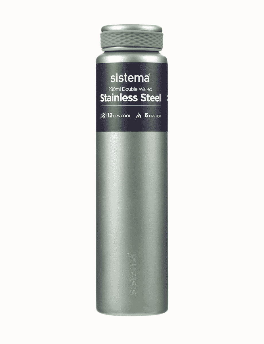 280ml Stainless Steel Bottle-Wintergreen