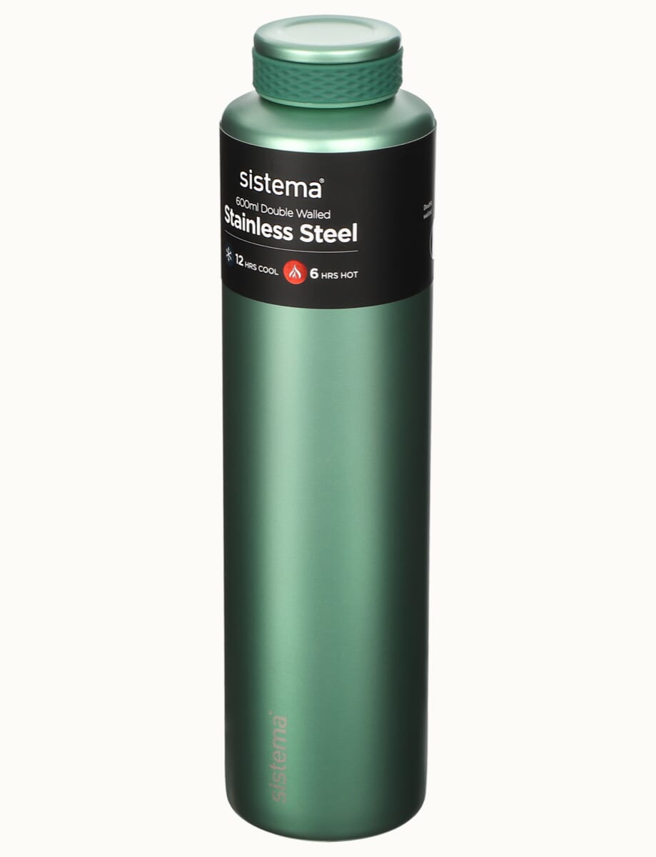 600ml Stainless Steel Bottle-Green