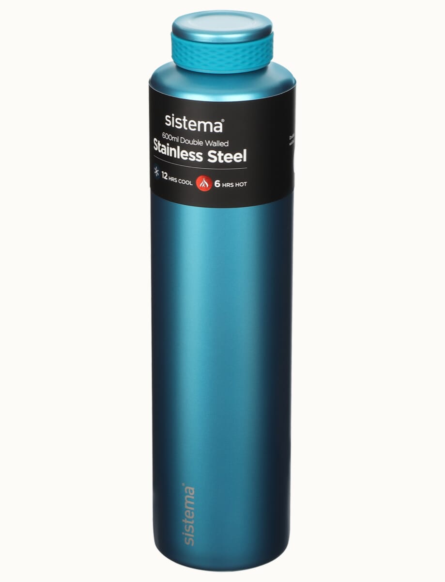 600ml Stainless Steel Bottle-Teal