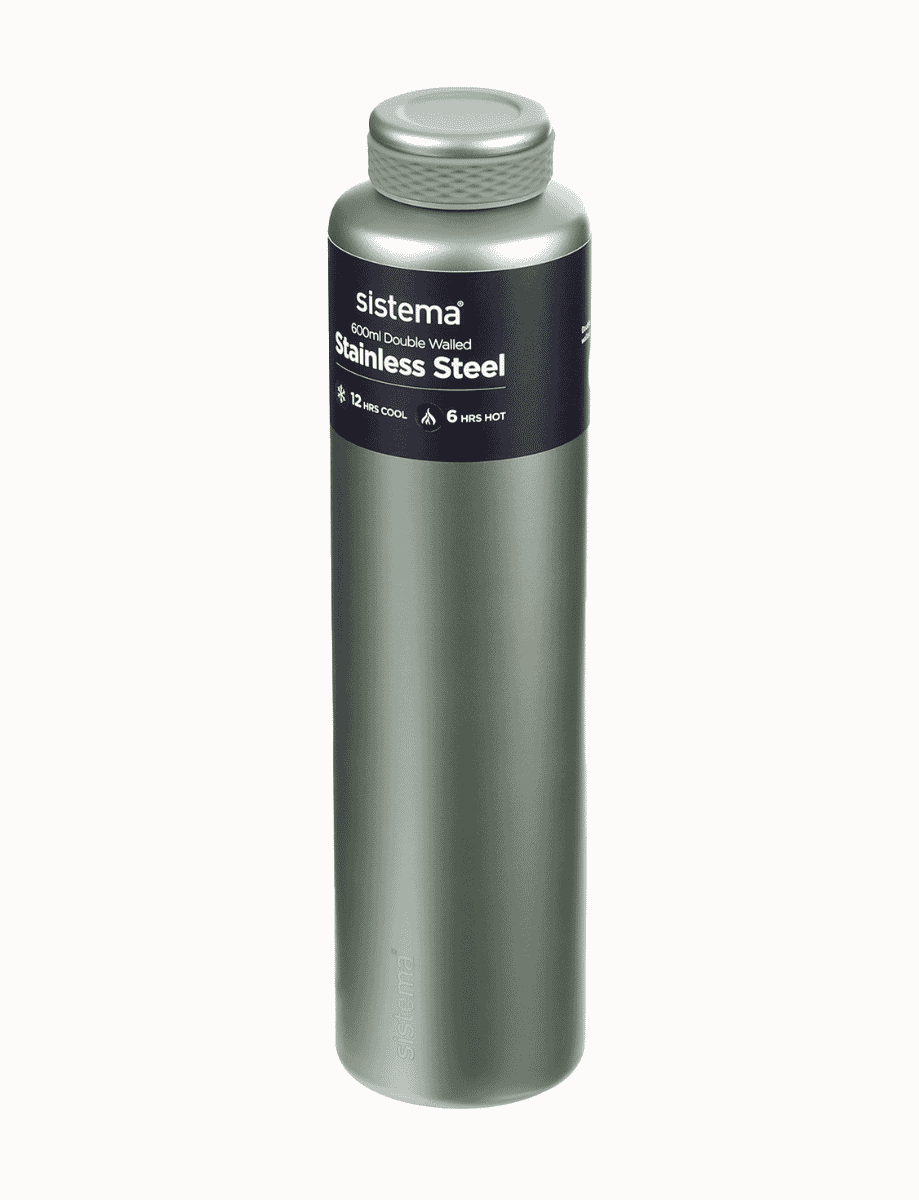 Botella de acero inoxidable de 600 ml