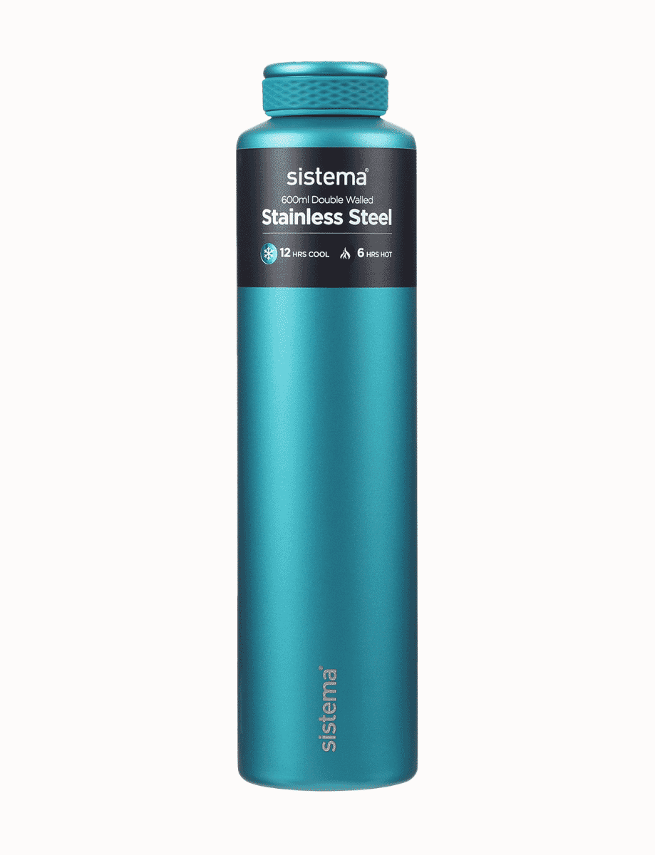 600ml Stainless Steel Bottle-Wild Teal 