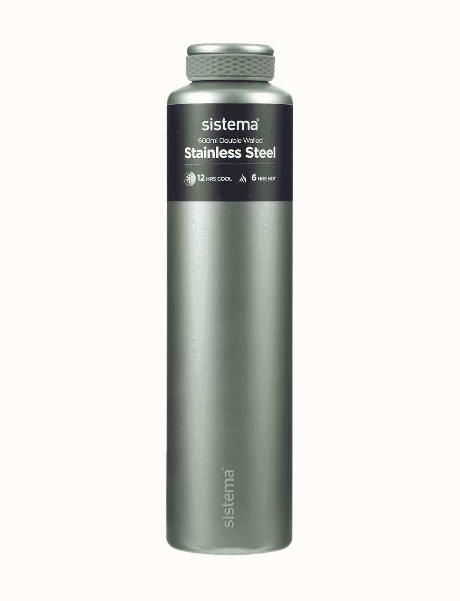 600ml Stainless Steel Bottle-Wintergreen