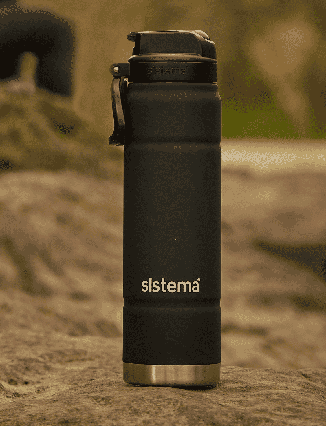 709 mL Soft Touch Grip-Black