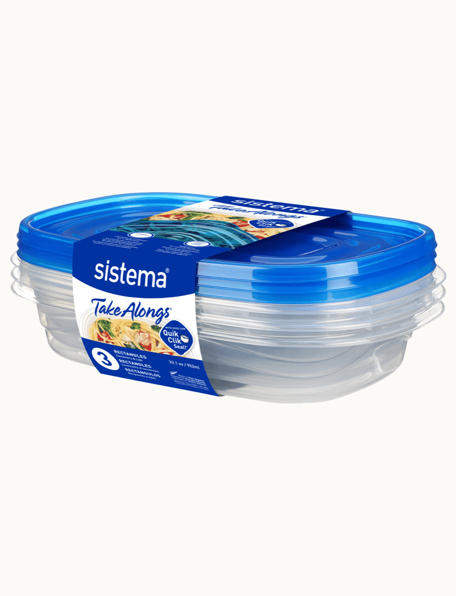 TakeAlongs Rectangle Containers, 3-Pack