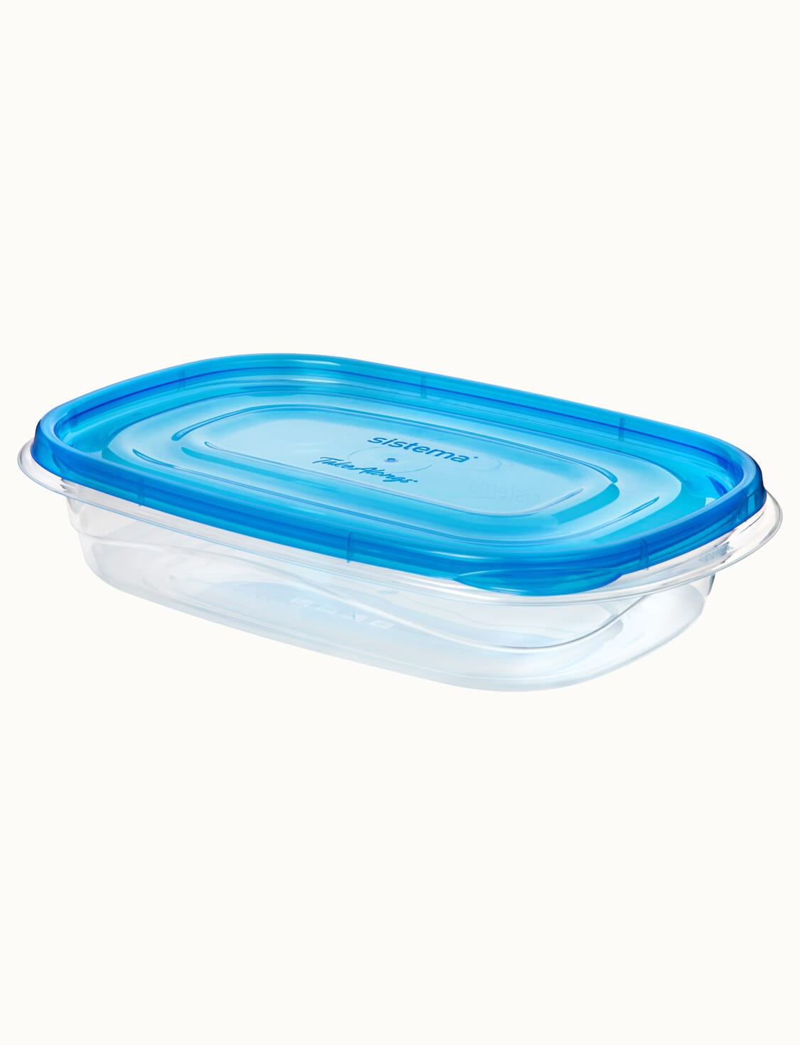 Sistema Food Storage Containers with Airtight Lids, for Kitchen or Pantry  Organization, 3 Pack, Stackable, Clear