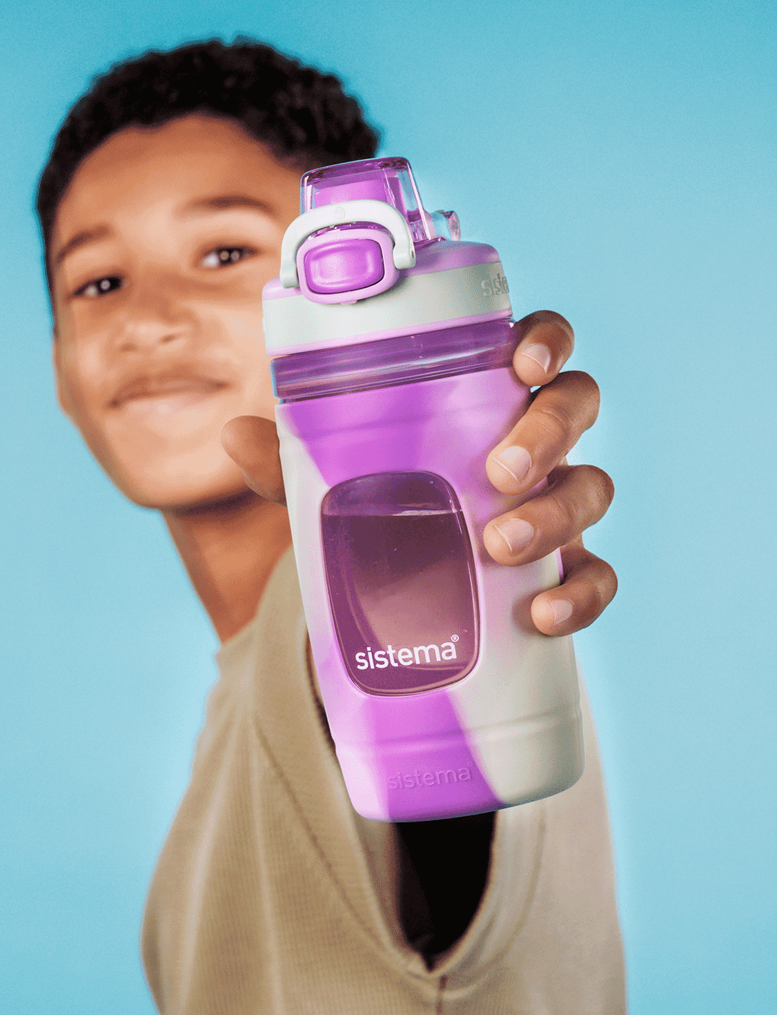 473mL Soft Grip Water Bottle-Fairy Dust