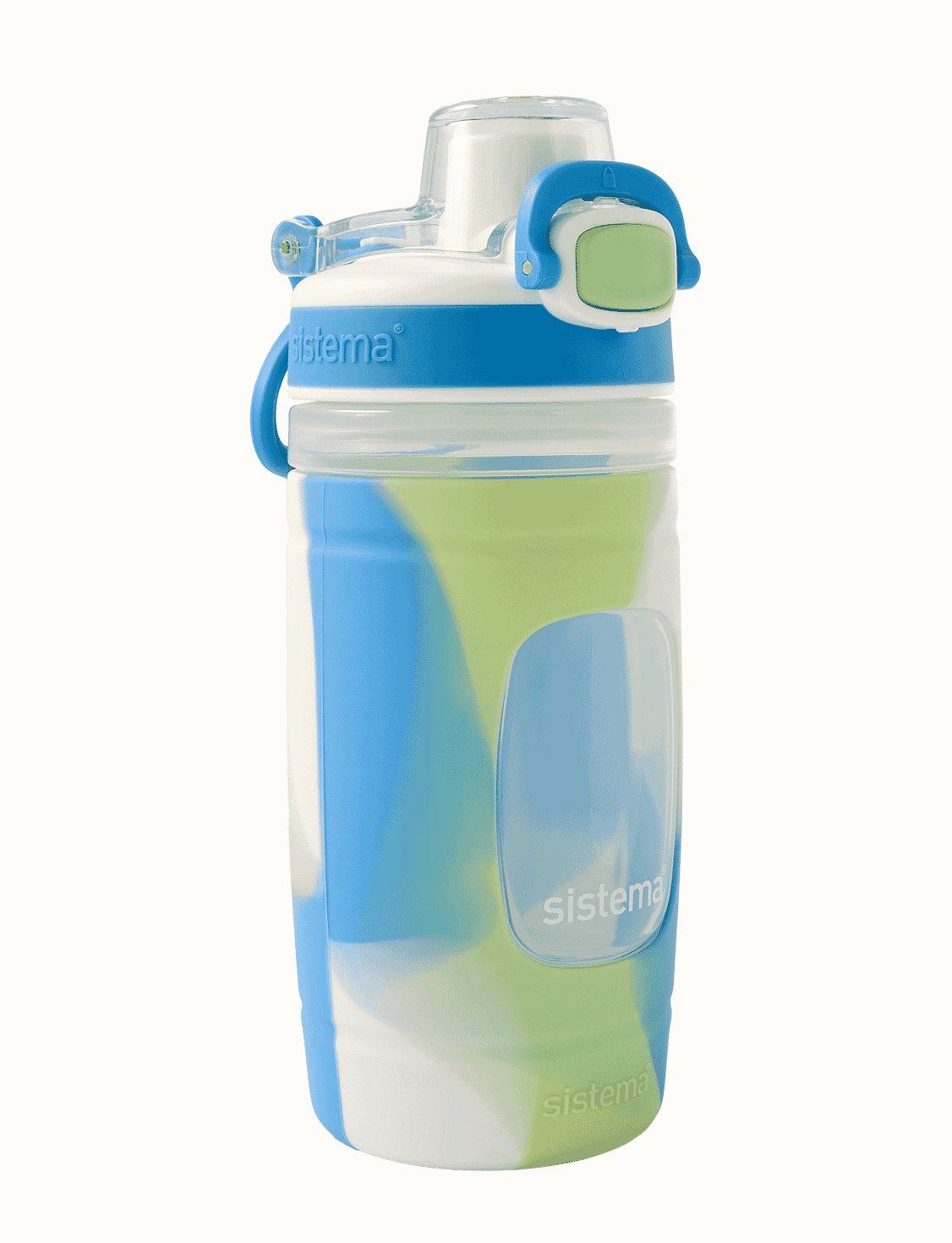 473mL Soft Grip Water Bottle-White