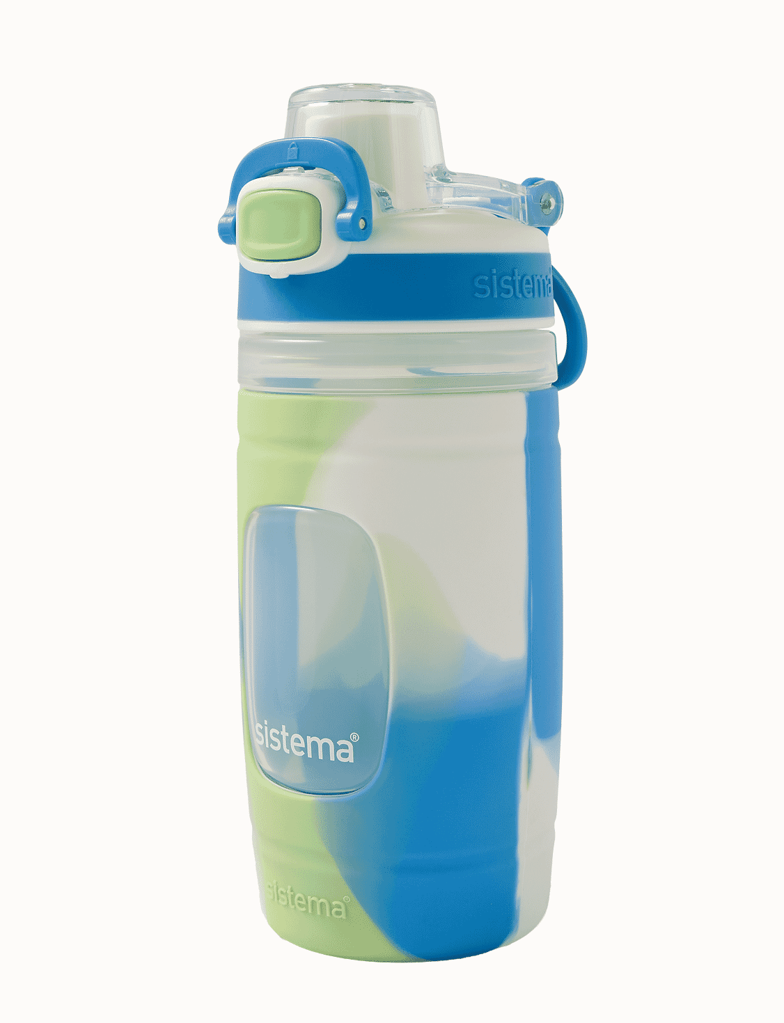 473mL Soft Grip Water Bottle-White