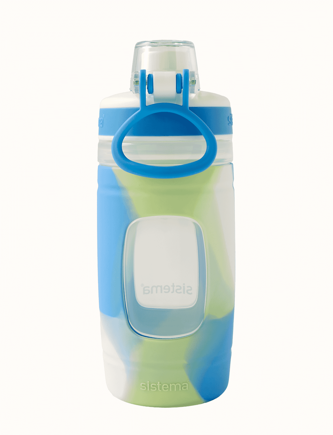 473mL Soft Grip Water Bottle-White