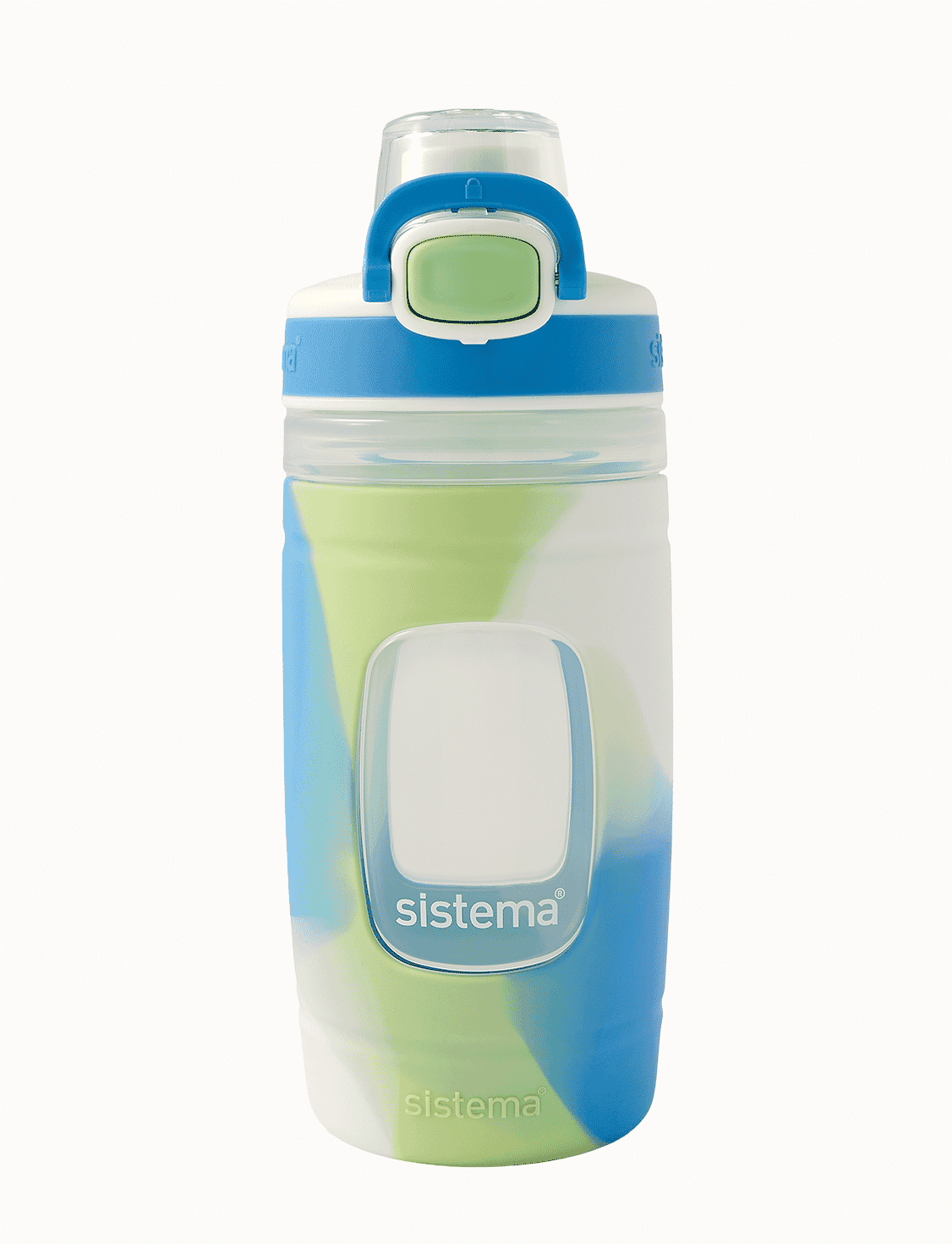 473mL Soft Grip Water Bottle-White