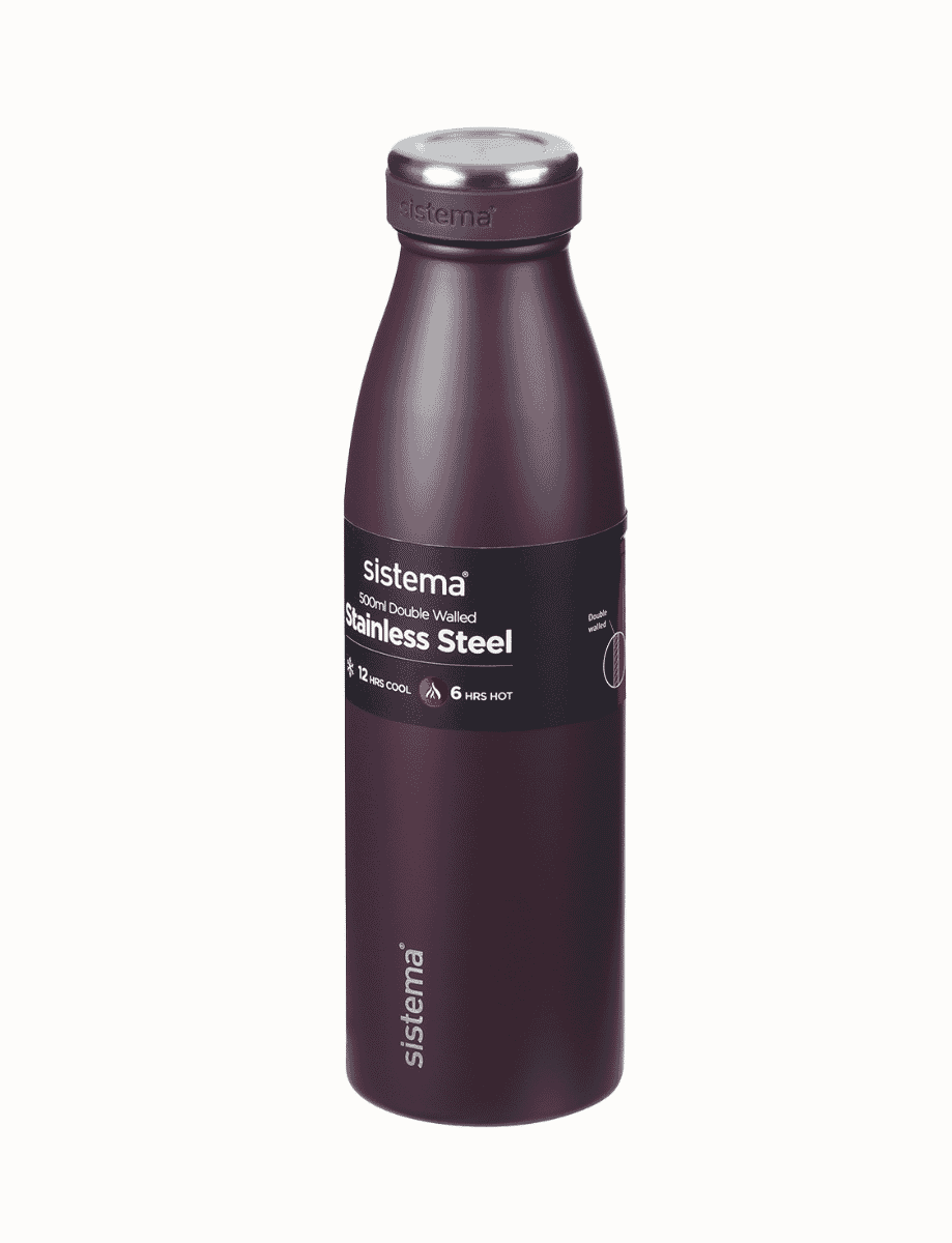 500ml Stainless Steel-Midnight Plum