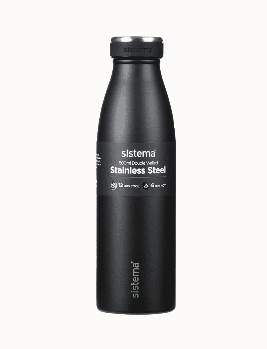 500ml Stainless Steel-Black