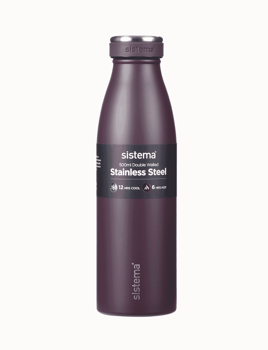 500ml Stainless Steel-Midnight Plum
