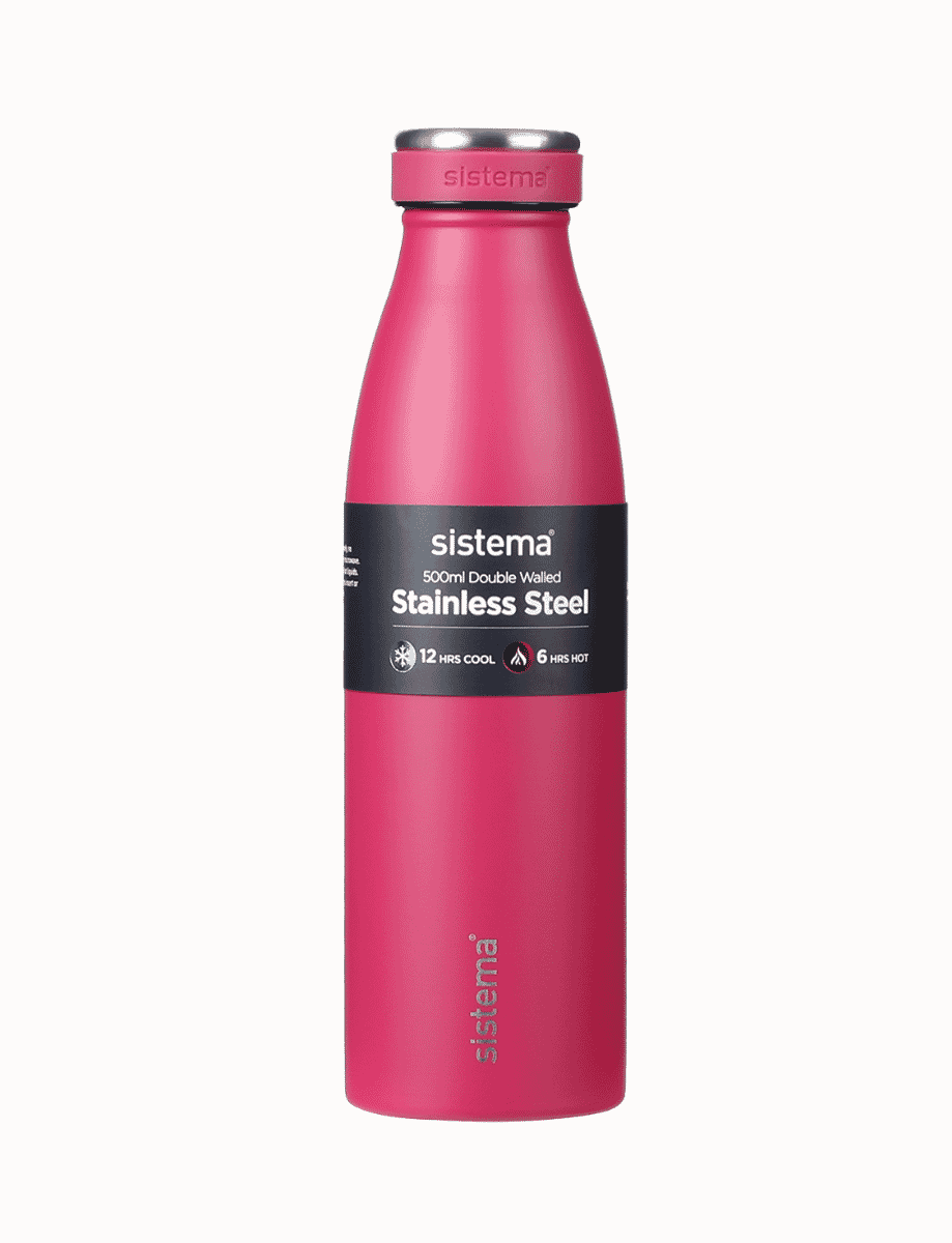 500ml Stainless Steel-Ruby