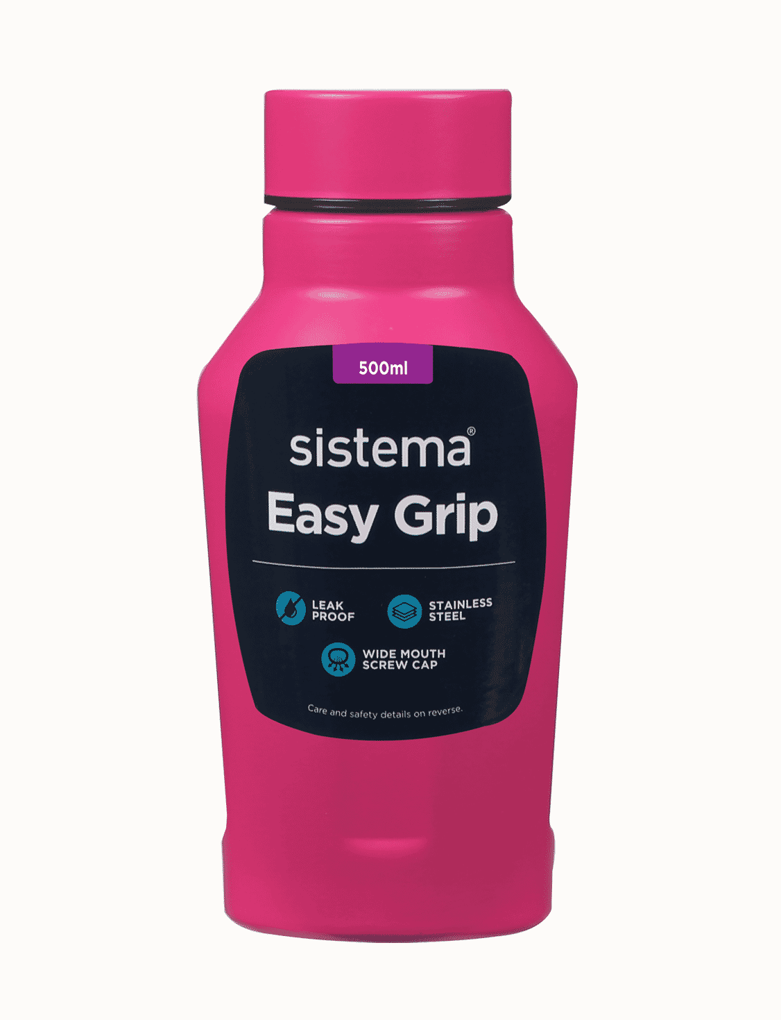 500 mL Easy Grip Stainless Steel-Wildberry