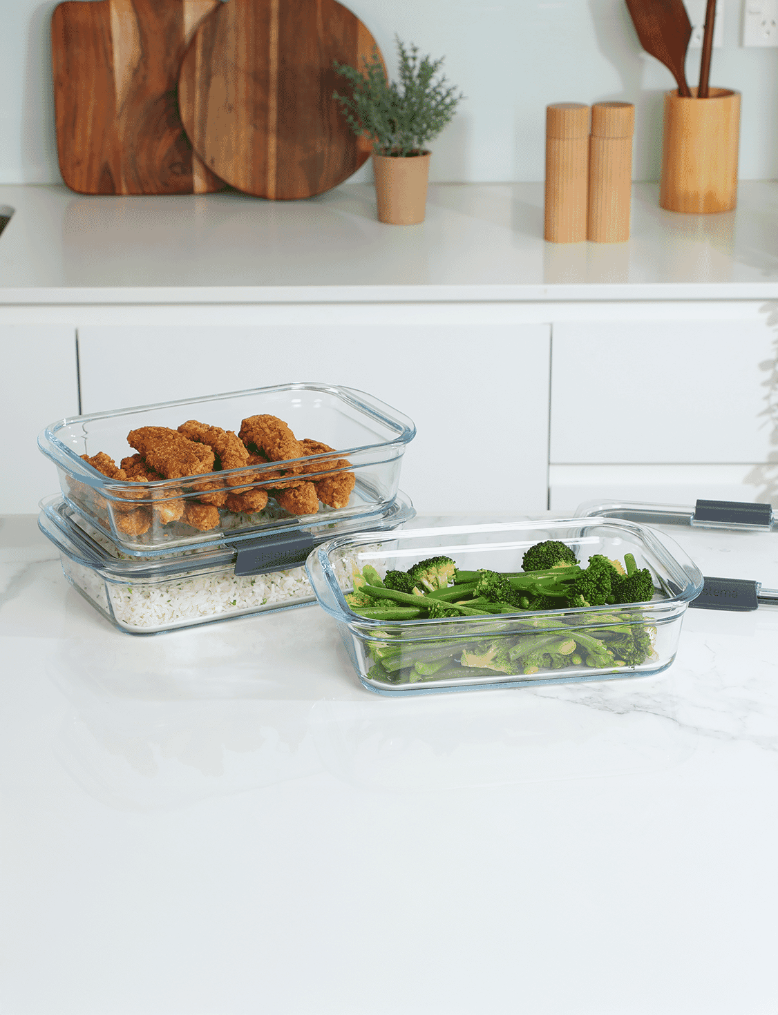 1.9 L Brilliance Glass Rectangle | Sistema