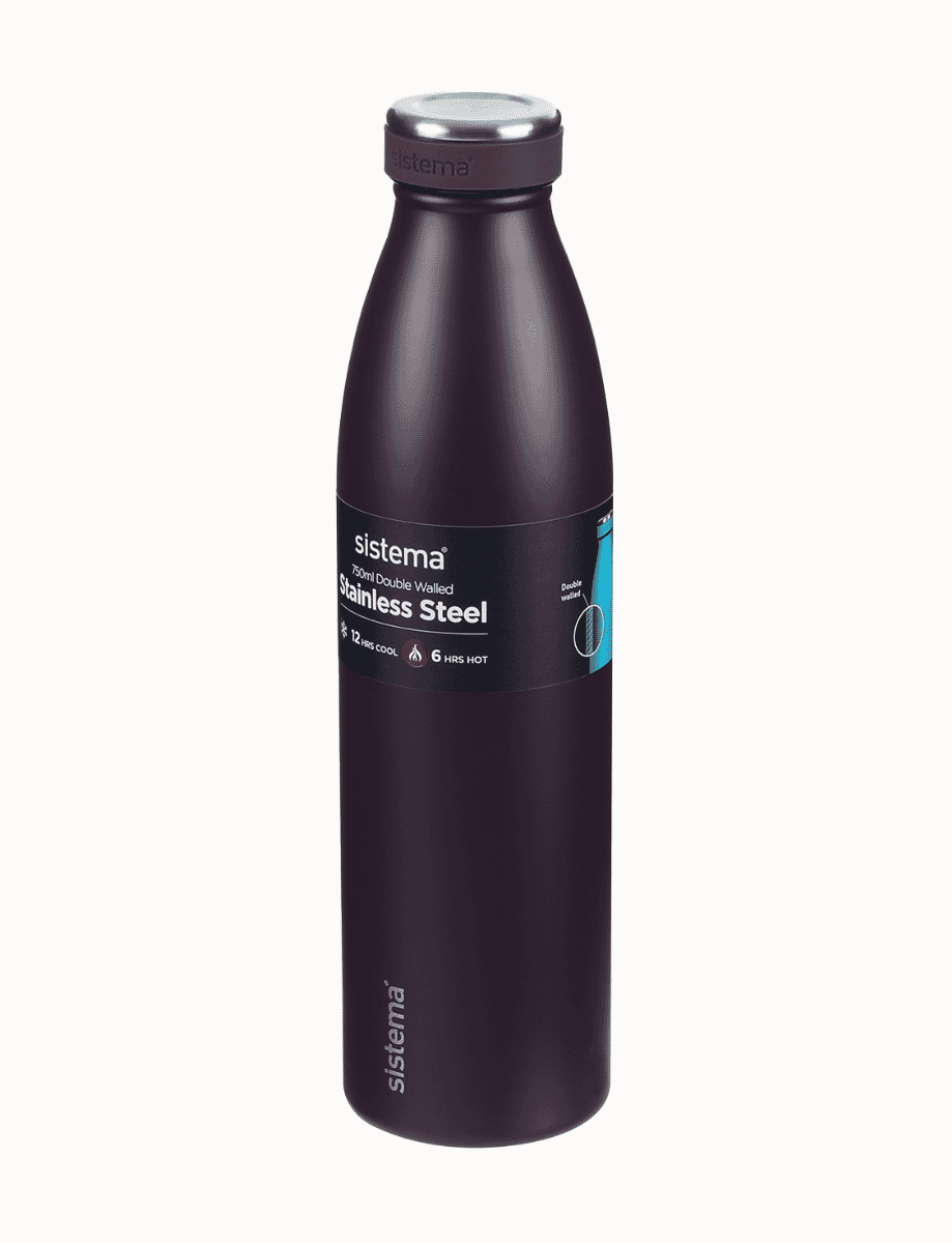 750ml Stainless Steel Bottle-Midnight Plum