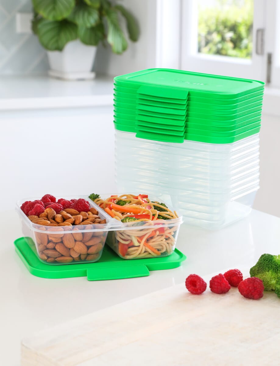 Ensemble de 10 Contenants Pour la Préparation de s Repas de 870 ml 
