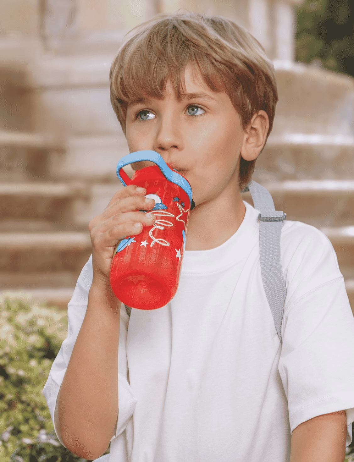 500 mL Easy Sip Water Bottle-Watermelon