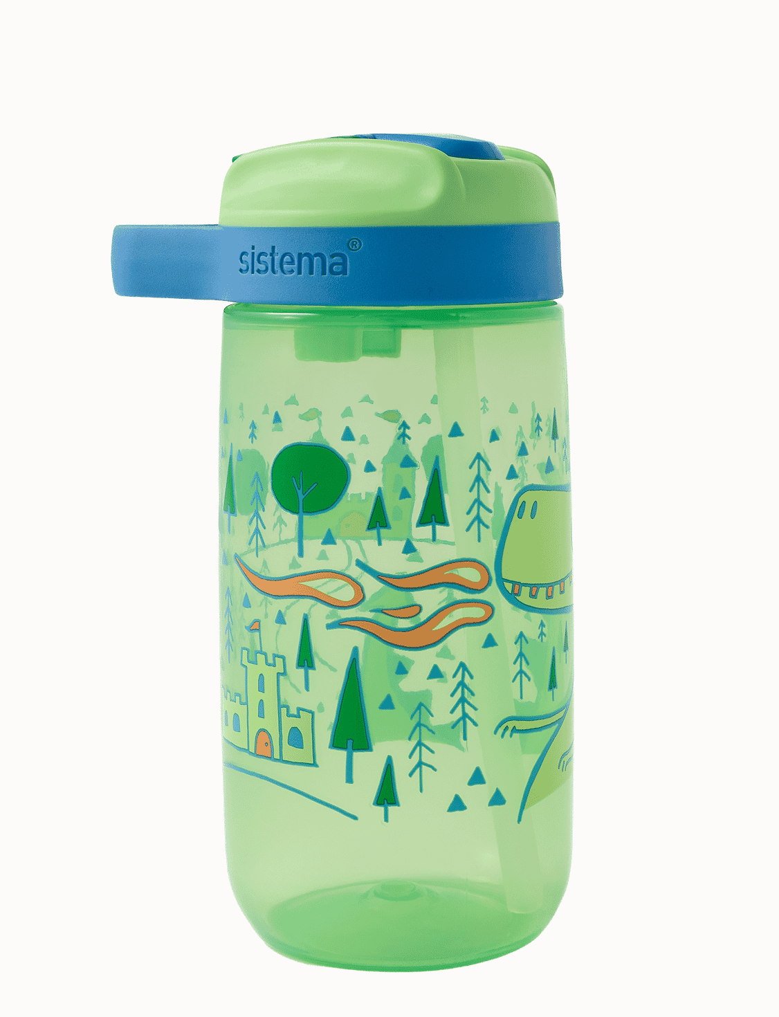 500 mL Easy Sip Water Bottle-Cucumber