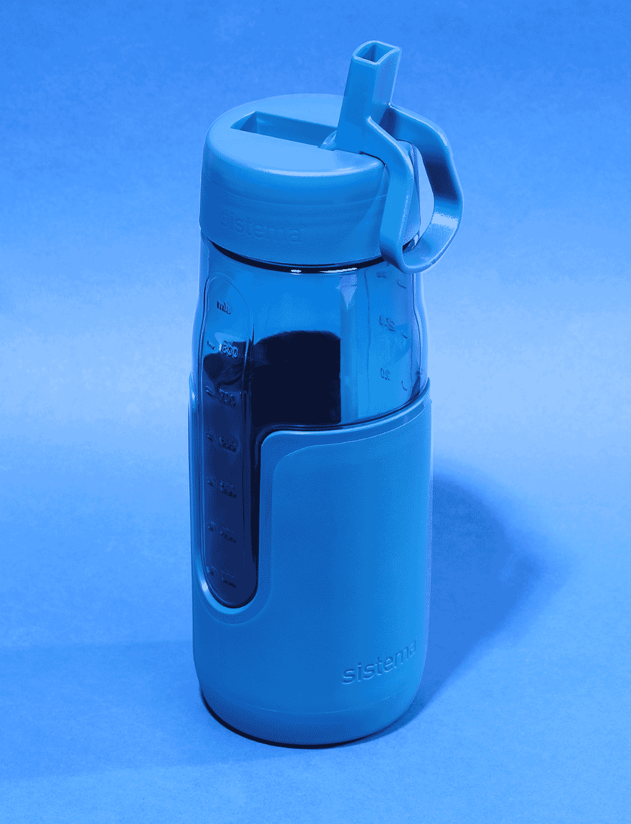 1 Litre Flip Sipper™ Bottle-Ocean Blue