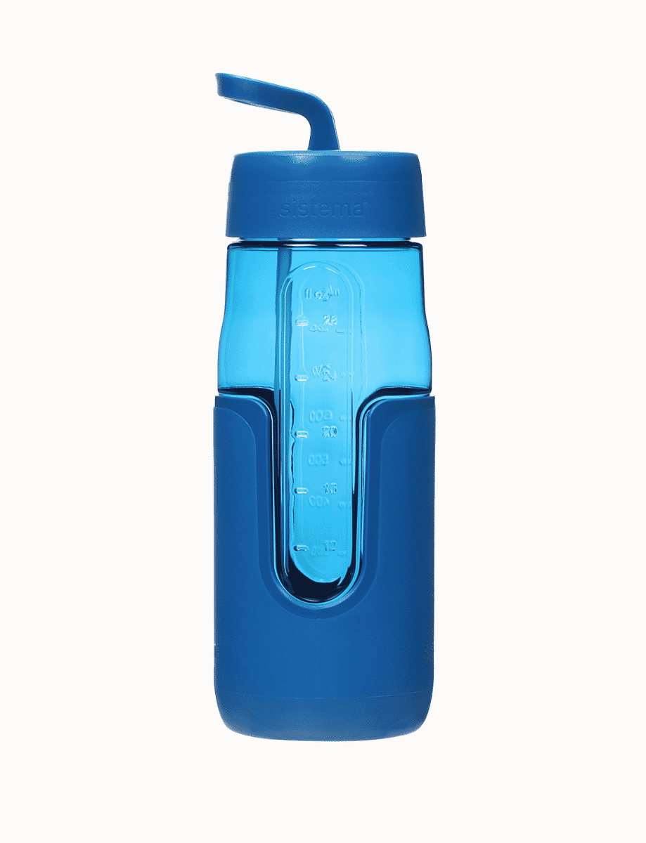 1 Litre Flip Sipper™ Bottle-Ocean Blue