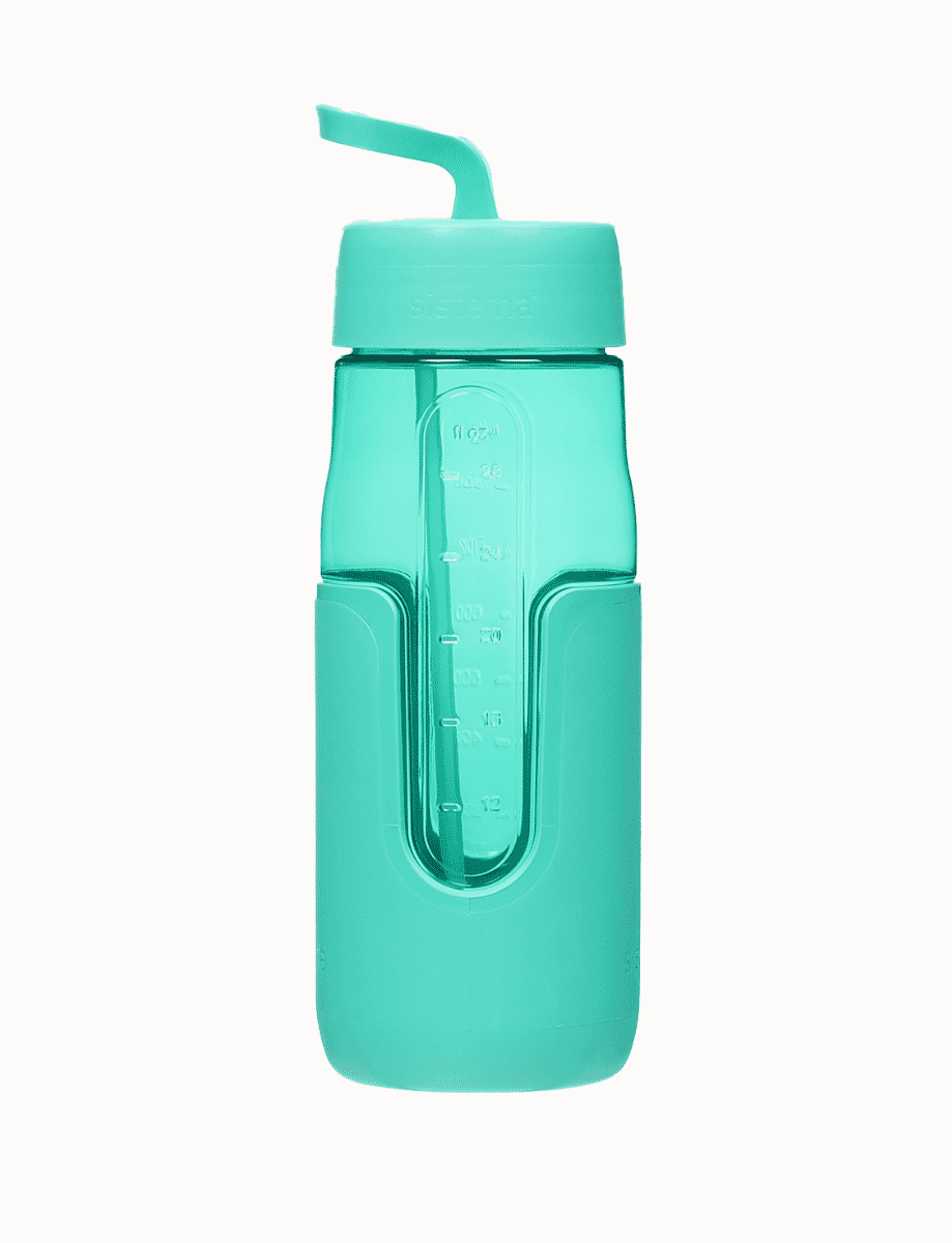 1 Litre Flip Sipper™ Bottle-Minty Teal
