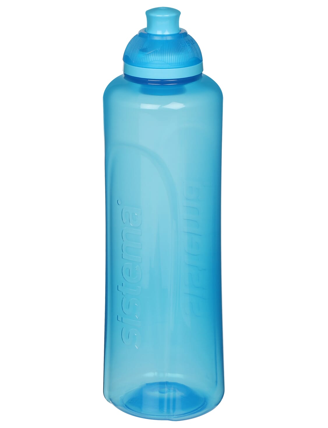 460 ml Sistema Water Bottle Blue Twist 'n' Sip Sports Water Bottle BPA-Free 