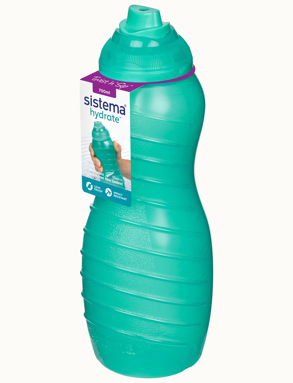 Buy Sistema Hydrate Twist N Sip Helix Bottle 600mL 1 each