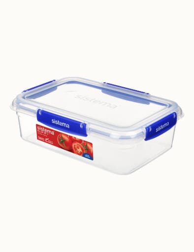 6 x Sistema Brilliance 920ml Food Container 100% Leak Proof - Microwave  Safe/Lid