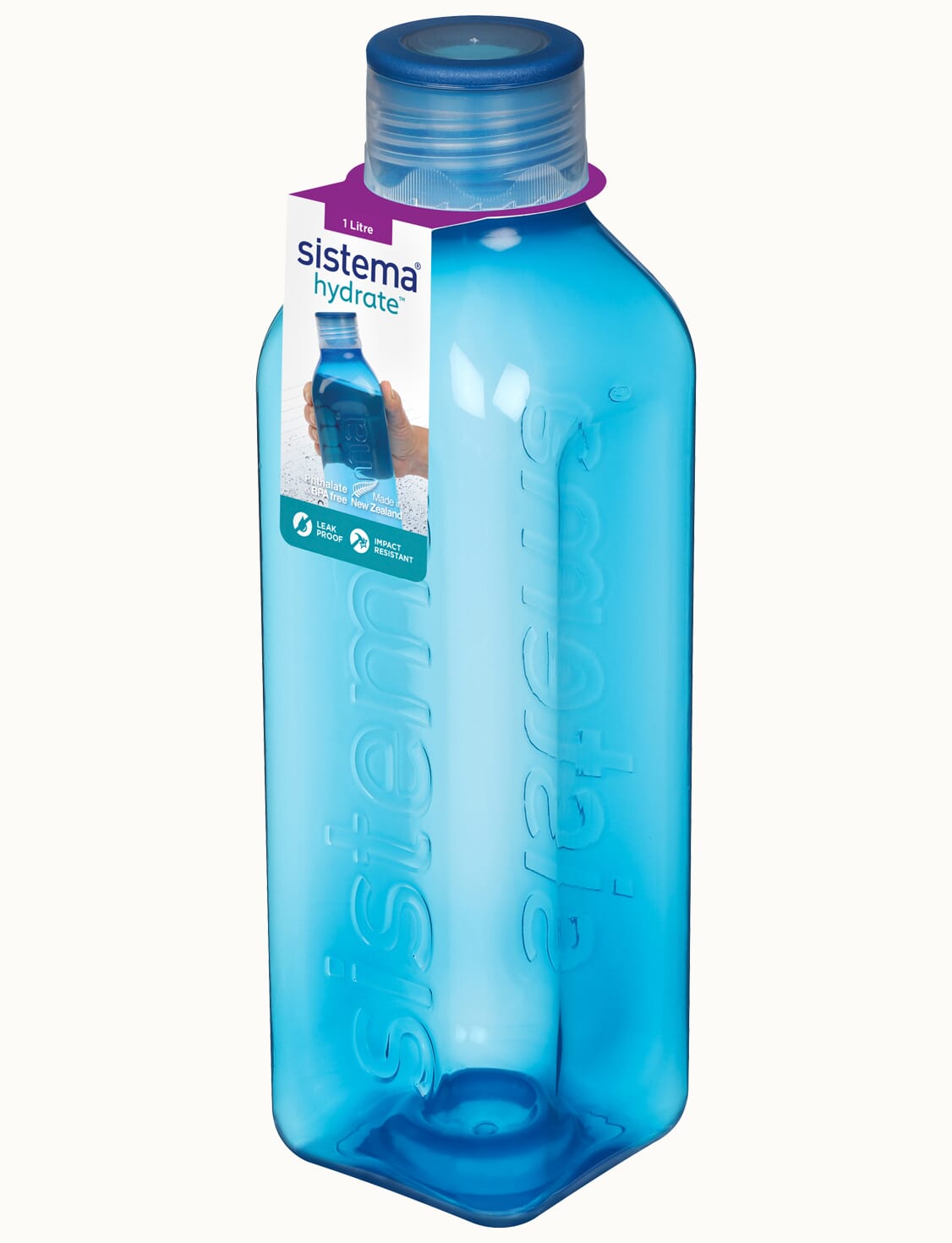 1000ml Clear Water Bottle With Straw BPA-Free Bottle Dishwasher