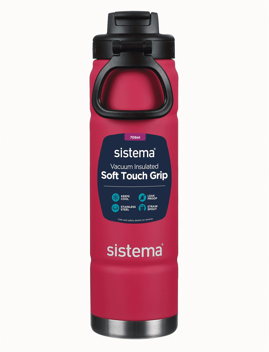 709 mL Soft Touch Grip-Radiant Raspberry