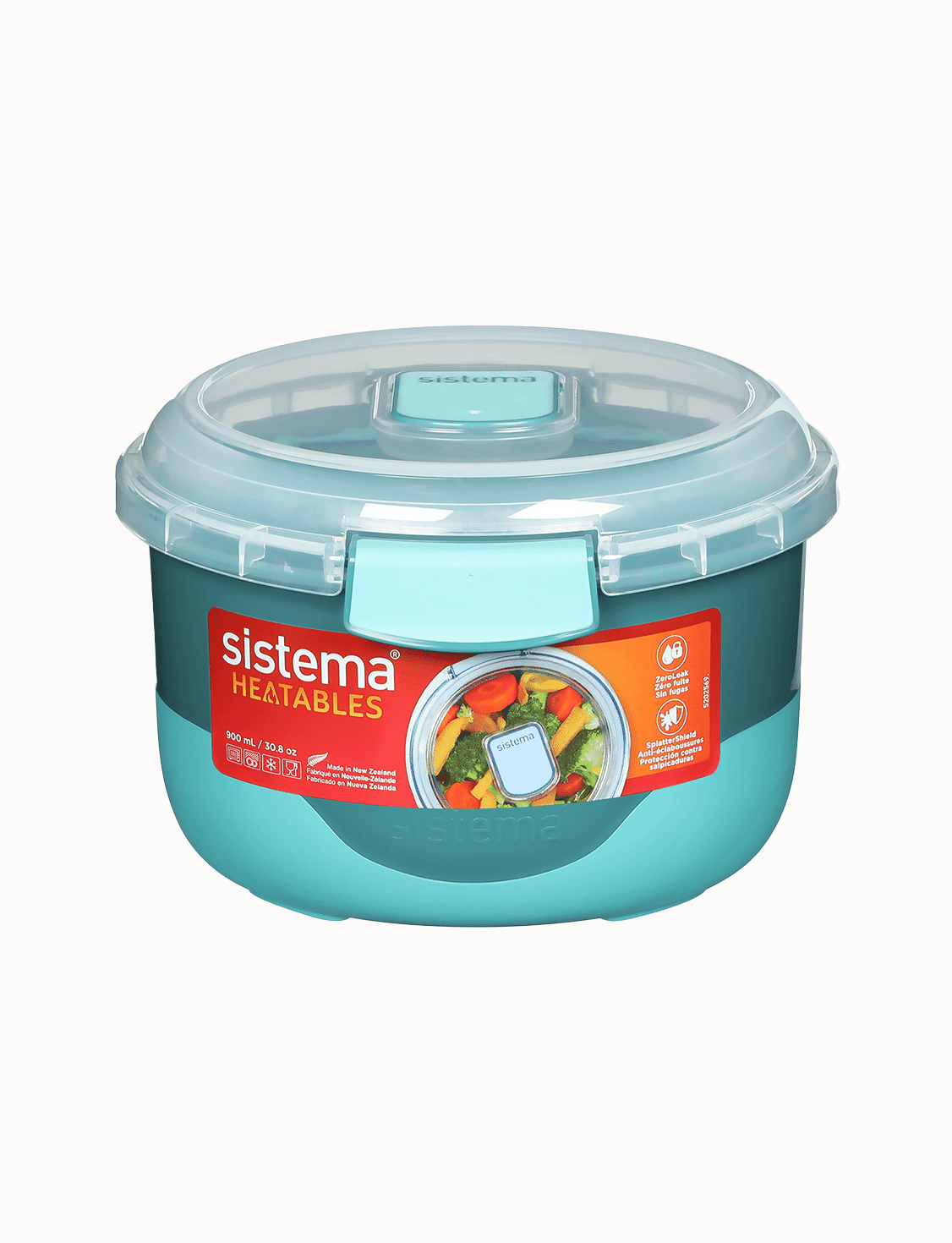 900 mL Round Container-Reef Green