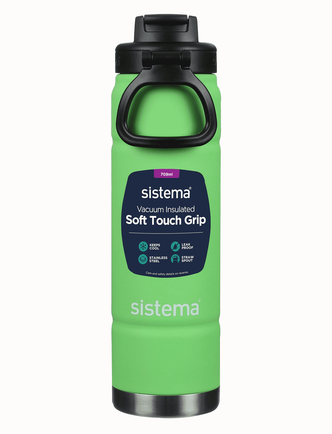 709 mL Soft Touch Grip-Spring Green