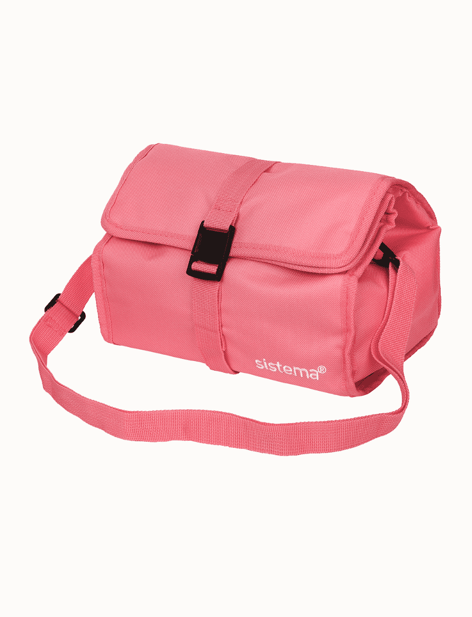 Fold Over Cooler Bag TO GO™-Pink Punch