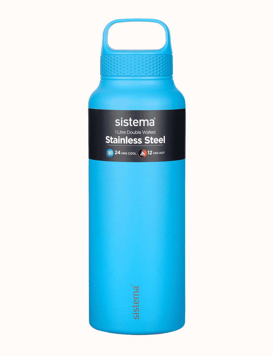 1L Stainless Steel-Vibrant Azure 