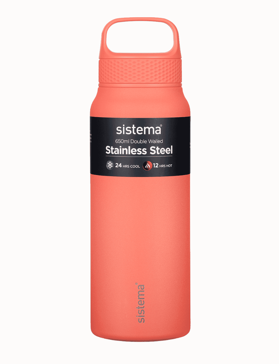 650ml Stainless Steel-Sunset Coral 