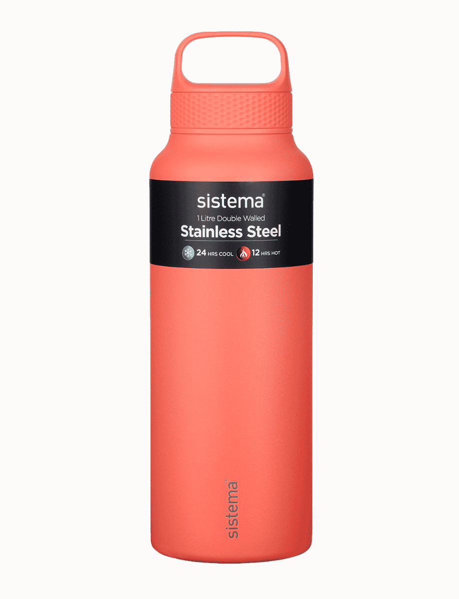 1L Stainless Steel-Sunset Coral 