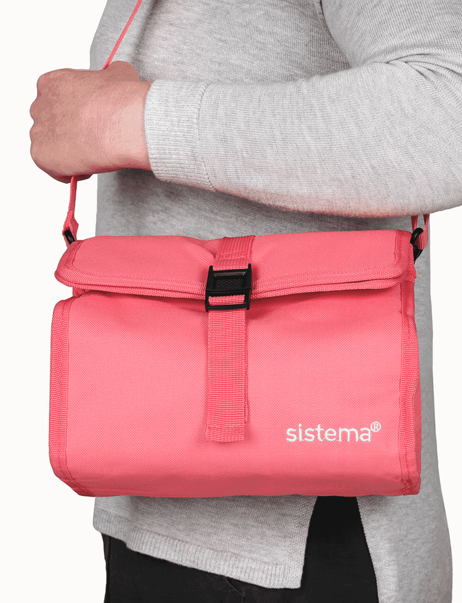 Fold Over Cooler Bag TO GO™-Pink Punch