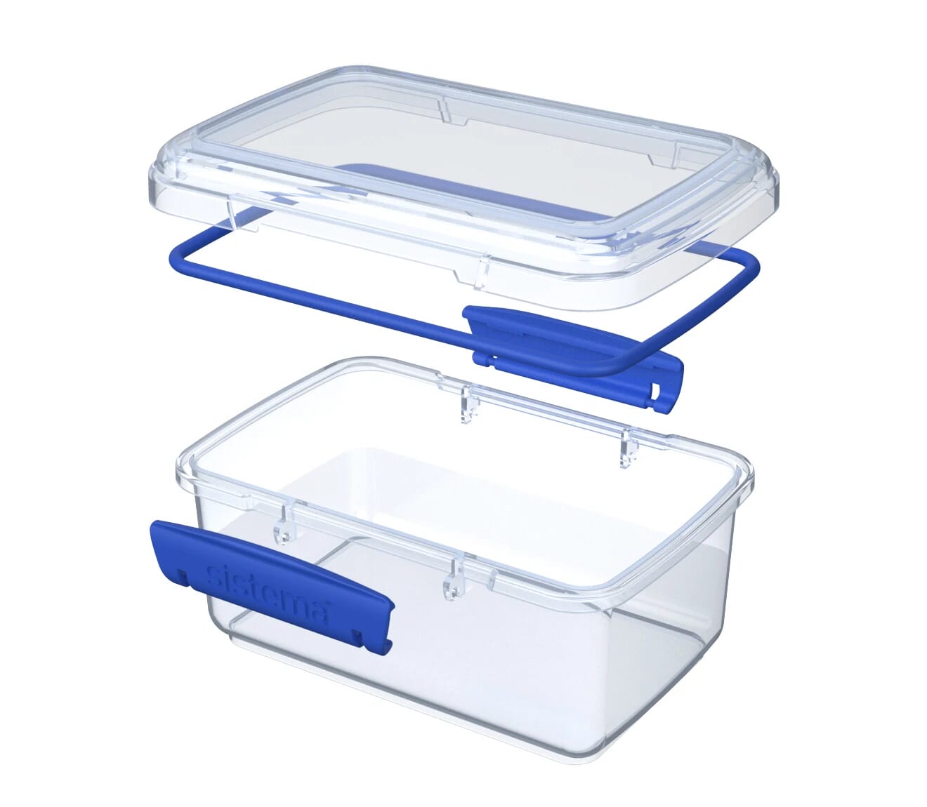 Sistema 5 L  Rectangular Plastic Cake Bakery Food Storage Box BPA Lead Free 