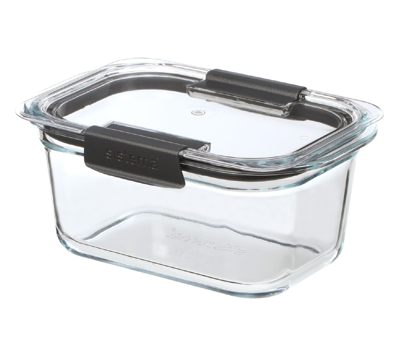 1.1 L Brilliance Glass Rectangle | Sistema